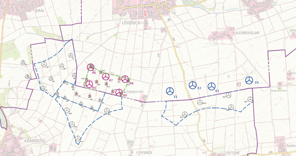 Stadt Erkelenz Windpark Lövenich-Kleinbouslar